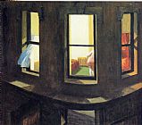 Edward Hopper Night Windows painting